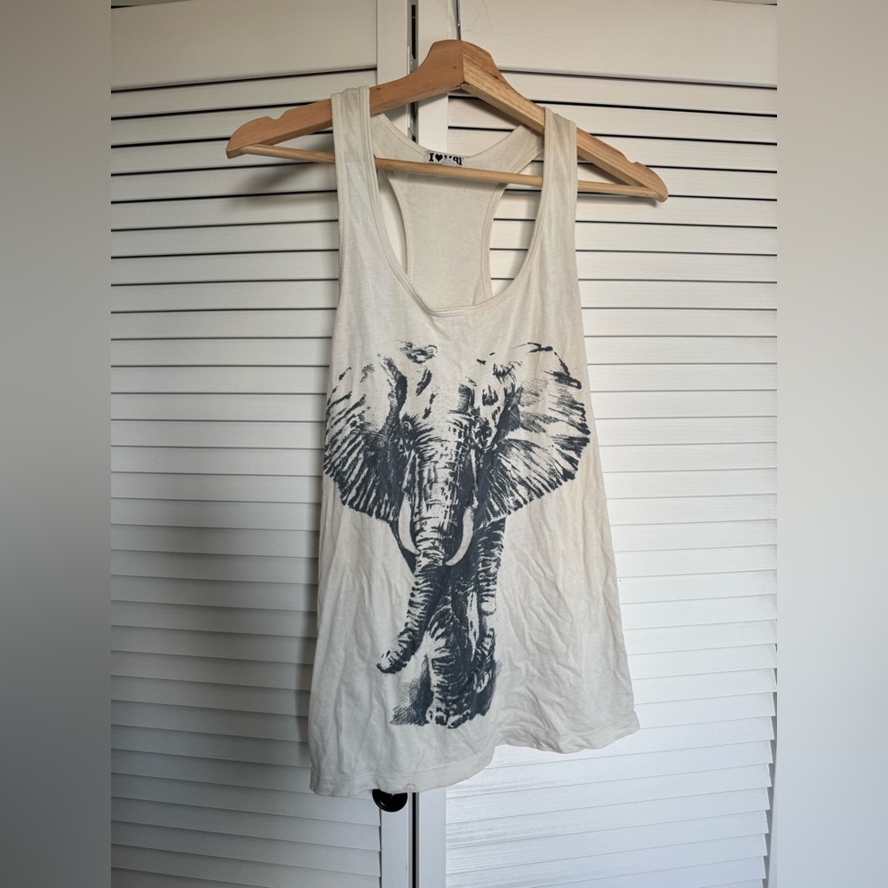 Women’s I Love H81 Elephant Print Tank | Medium